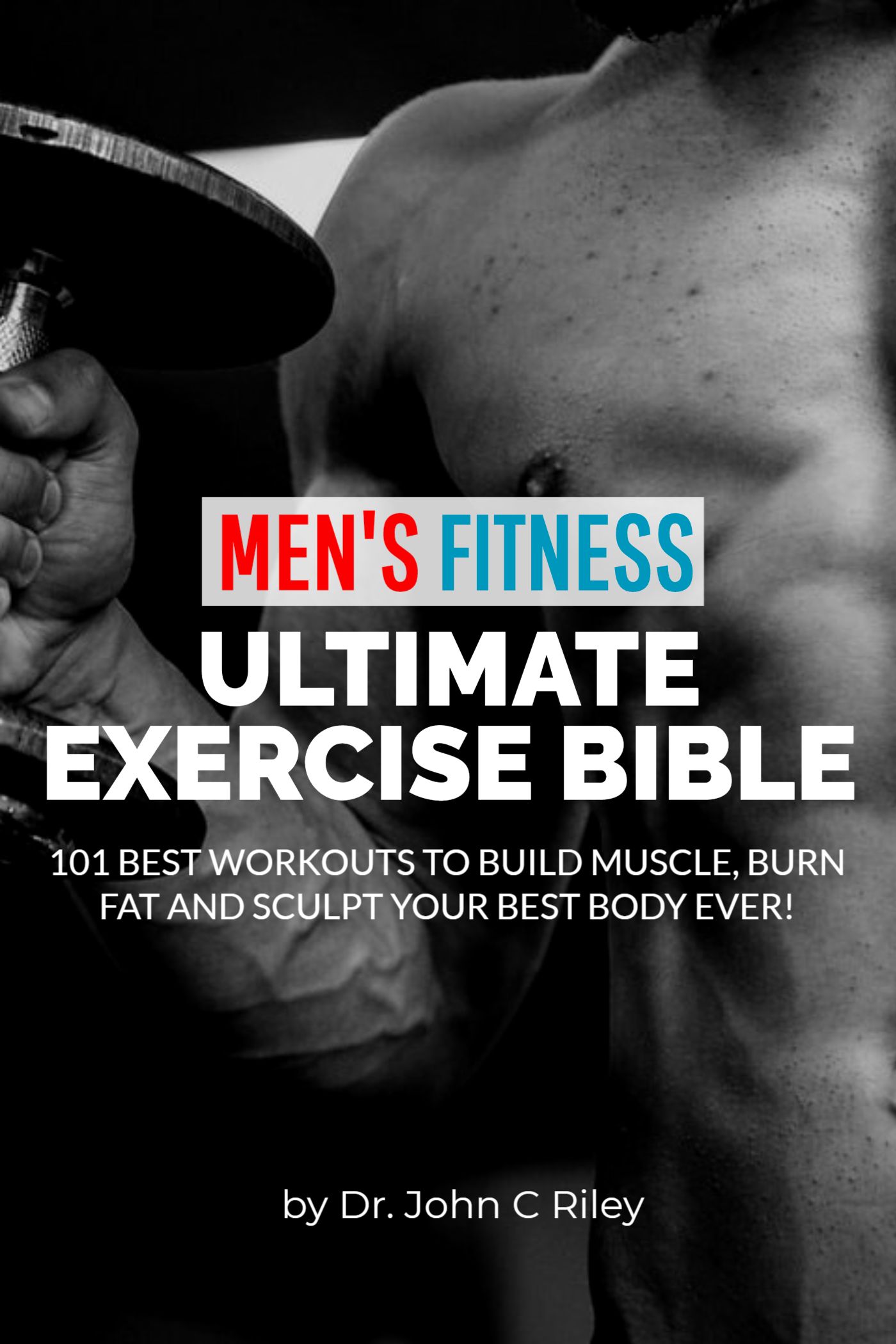 Mens Fitness Workout Book Cover Design