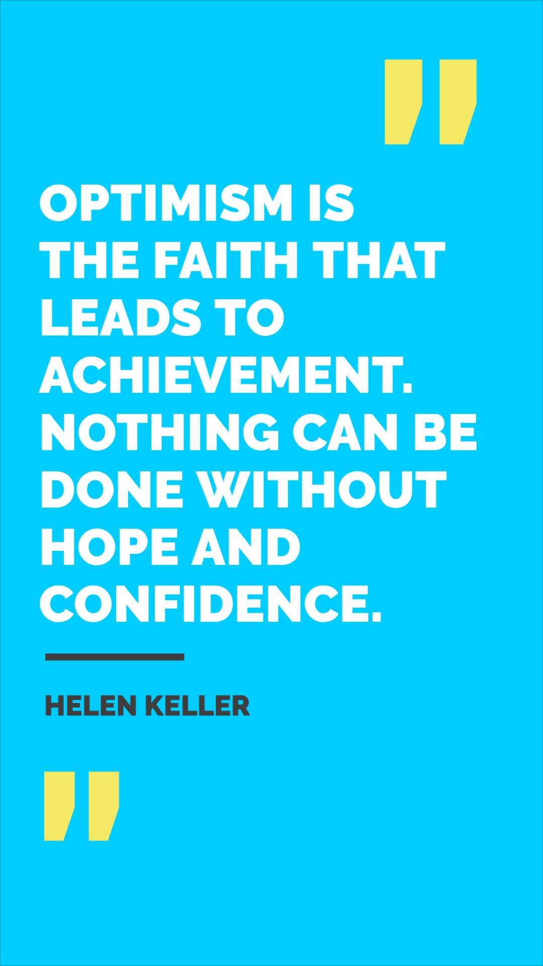 Optimism Quote Instagram Story Maker